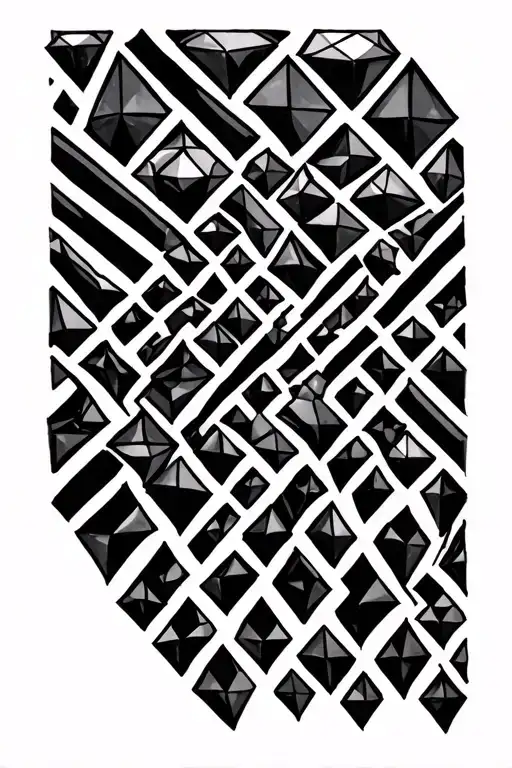 Thinish Hollow Black Diamonds Getting Smaller