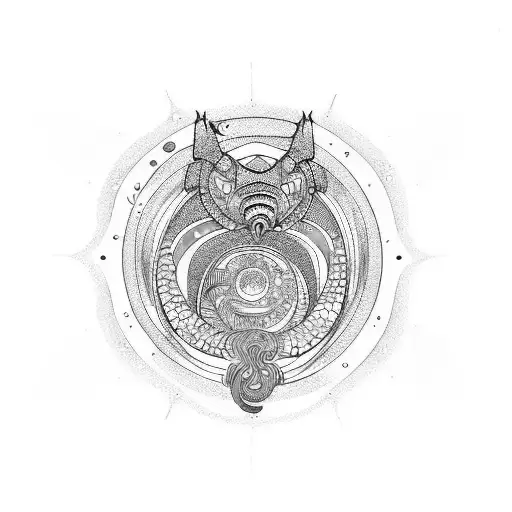 Rainbow Serpent Sleeping