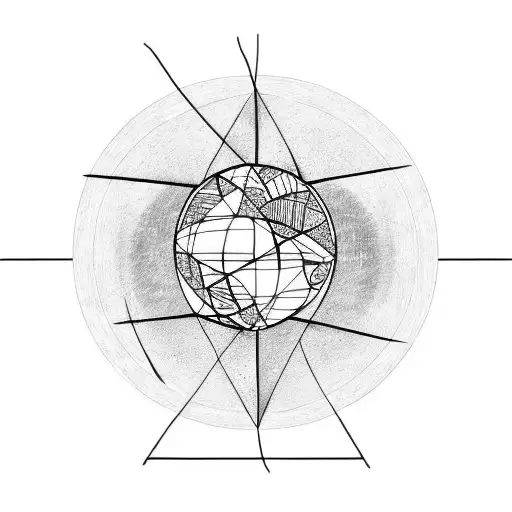 Planet With Triangle