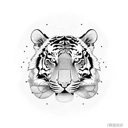 Tiger With Mandala