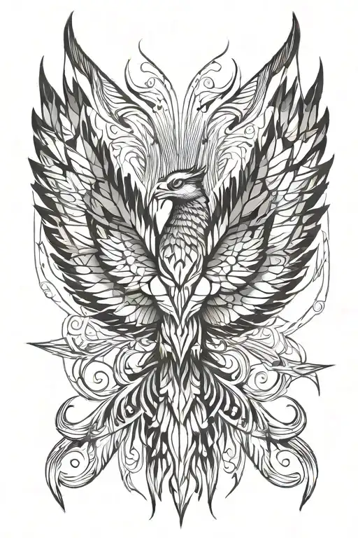 Phoenix Wings Spread