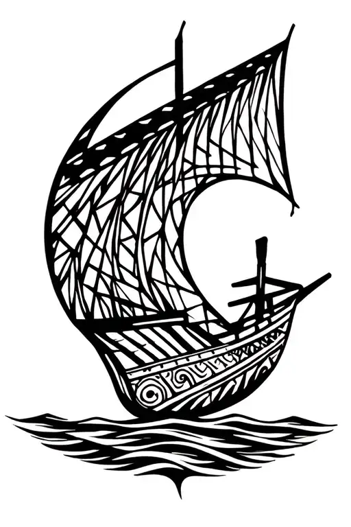 Audra Virgo Viking Ship