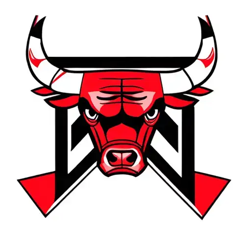 Jumpman And Chicago Bulls Tattoo Design