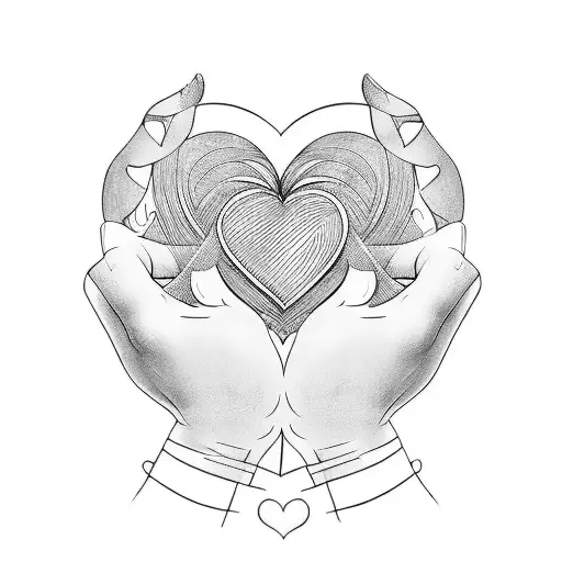 Fingers Clicking Love Heart