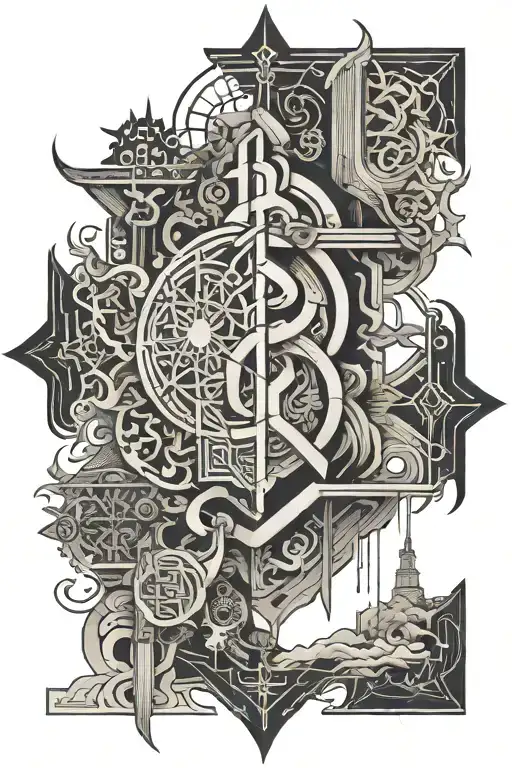 Christian & Asian Culture Tattoo That Includes