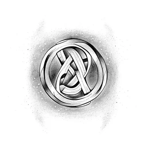 Infinity Symbol With Alphabet A And Y