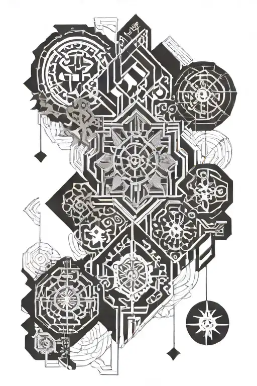 Christian & Asian Culture Weaving Elements Like