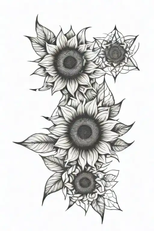 Wind Of Roses Sunflower Surrounded