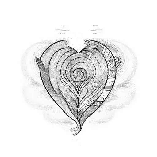 Capacity To Love Heart With Wave Effect