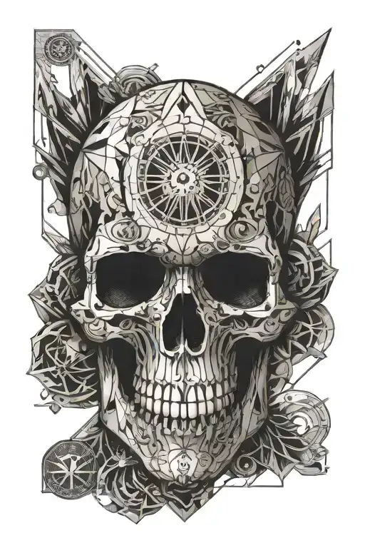 Rich Time Skull Money