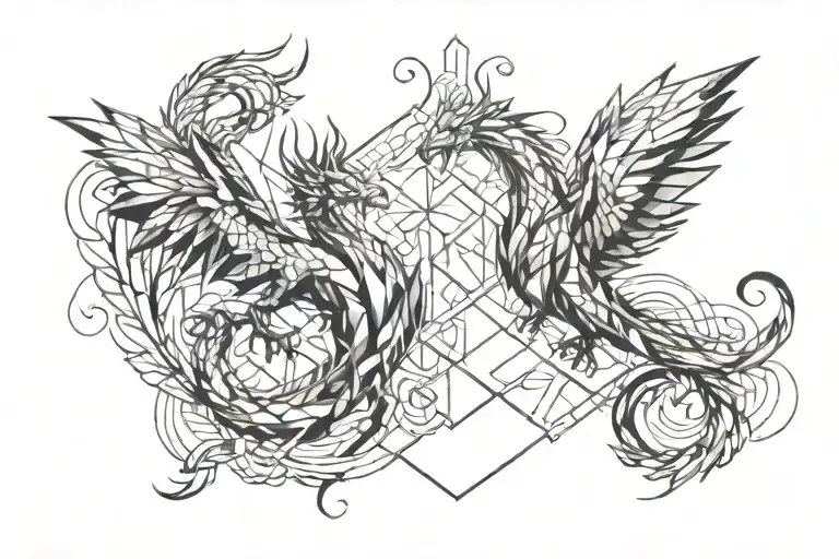 Dragon And Pheonix