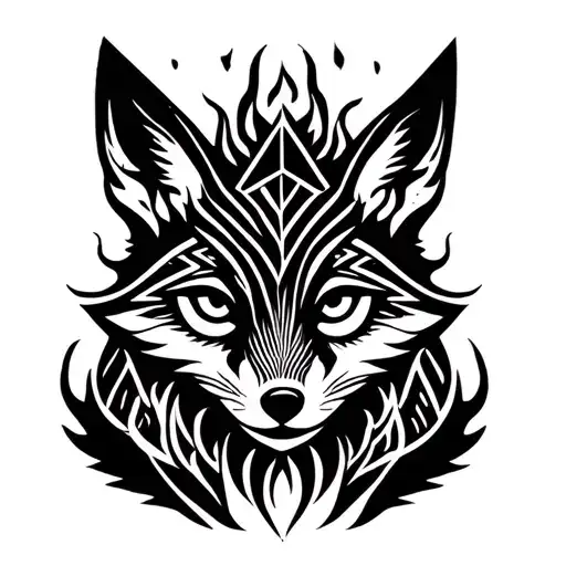 Fox And Fire Surrounded