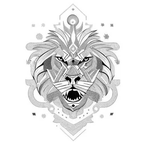 Furious Eagle With Lion