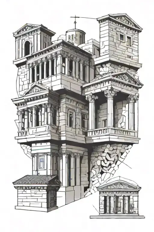 Ancient Greece Buildings Designed