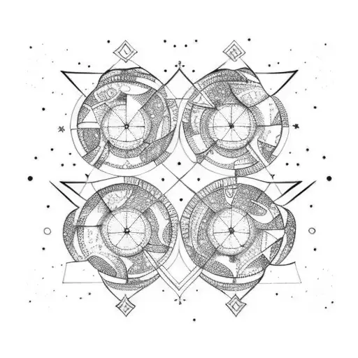 Twins Zodiac With Twins Constellation