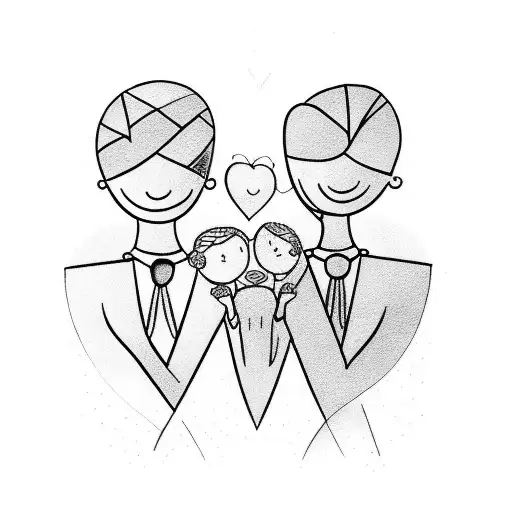 Love Family Two Children Passion For Marriage And Love God