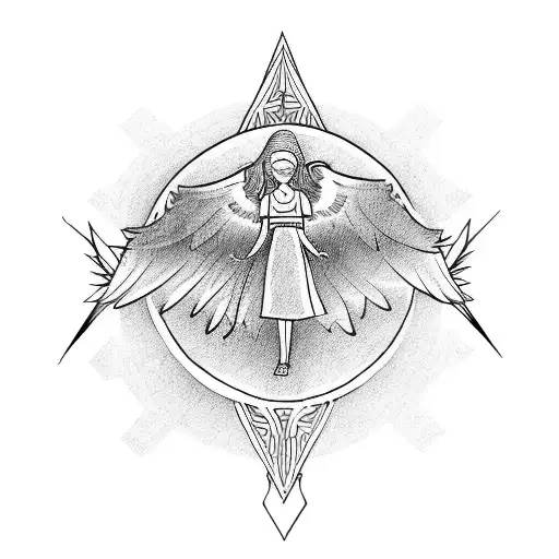 Rising Angel With Hope In It