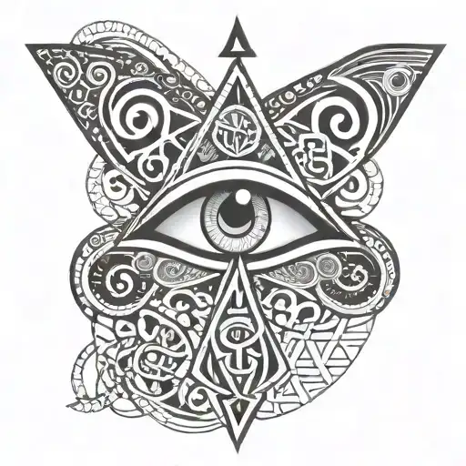 Ankh Symbol With Eye