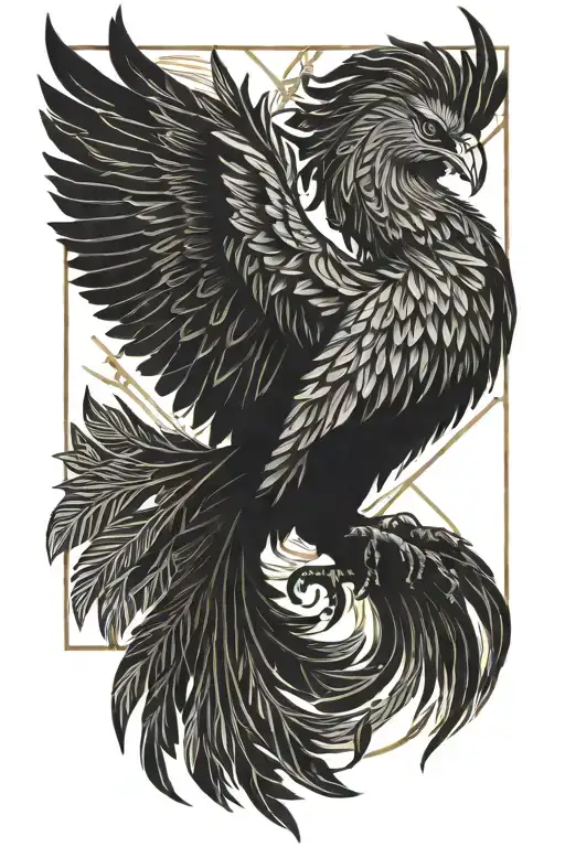 Phoenix Rising From The Ashes