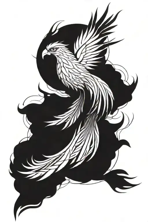 Phoenix Rising From The Ashes