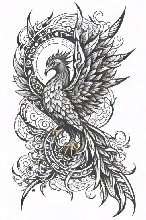 Phoenix Rising From The Ashes