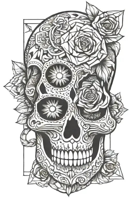 Sugar Skull Wearing