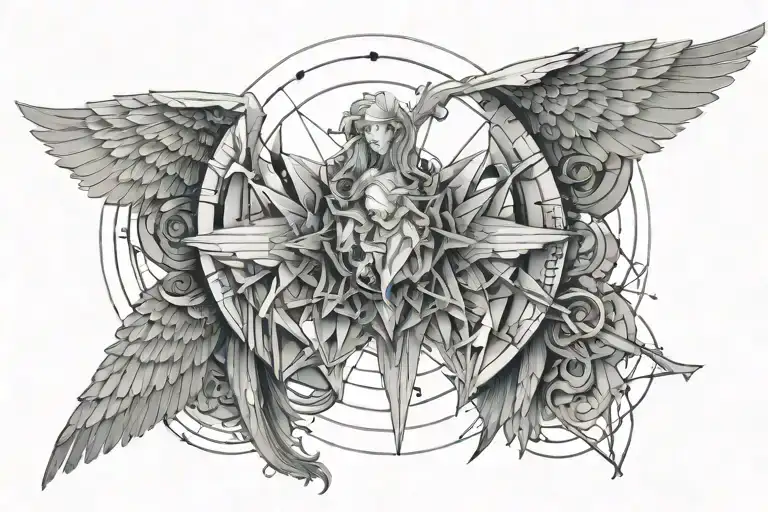 Arch Angel Half Demin