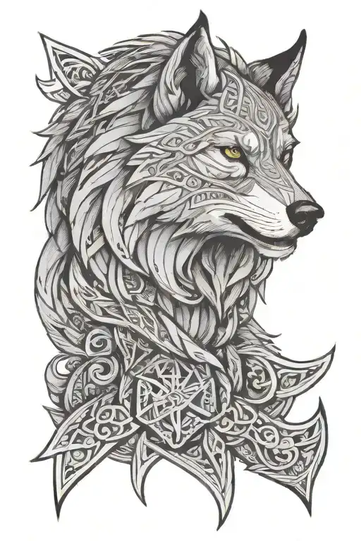 Fenrir Viking Norse Wolf