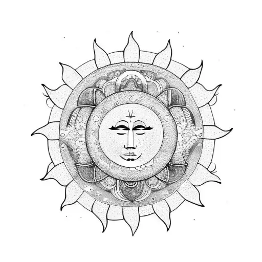 Sun Mountain Moon Sea Meditation Mindfulness Friendship