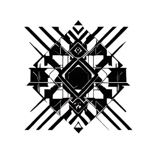 Scifi Detail Black And White