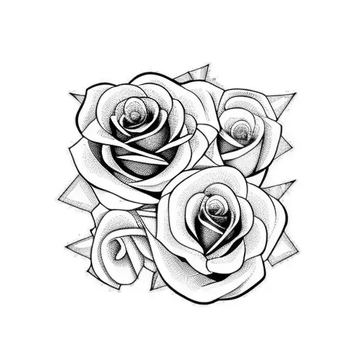 Rose And Skull Neck