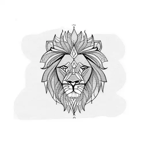 Lion Tatoo On Forearm