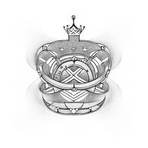 Moore Life With Infinite Symbol Instead Of The O's With A Crown On Top