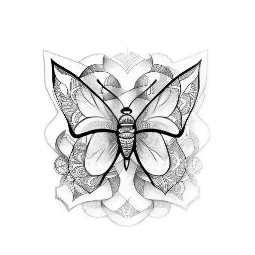 Butterfly With The Word Focus In 1 Wing