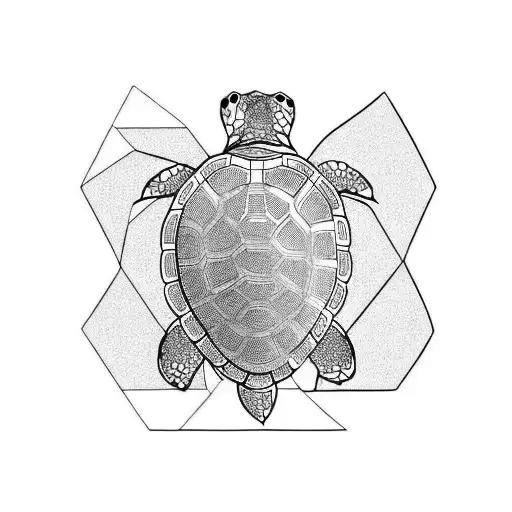 A Turtle With A House On Its Back