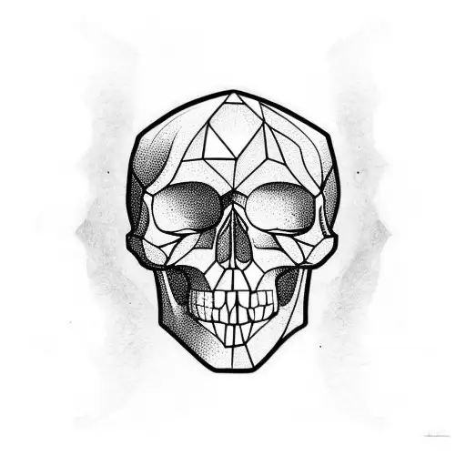 Skull With Proportion Aurea