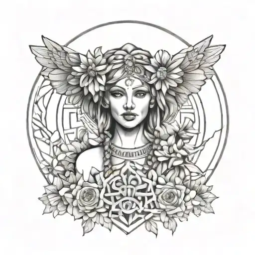 Freya The Goddess With Daisy