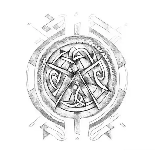 Nordic Runes Yo Simbolize Family And Love