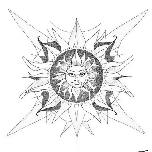 Sun With Text Follow The Sun