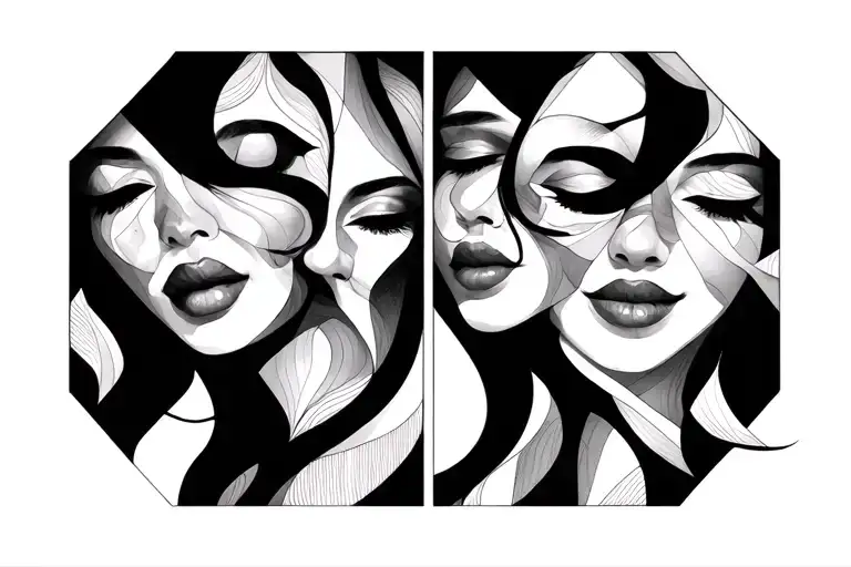 Female Smile Now Cry Later Faces