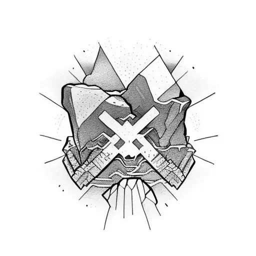 Syphilus Pushing A Rock Up A Mountain