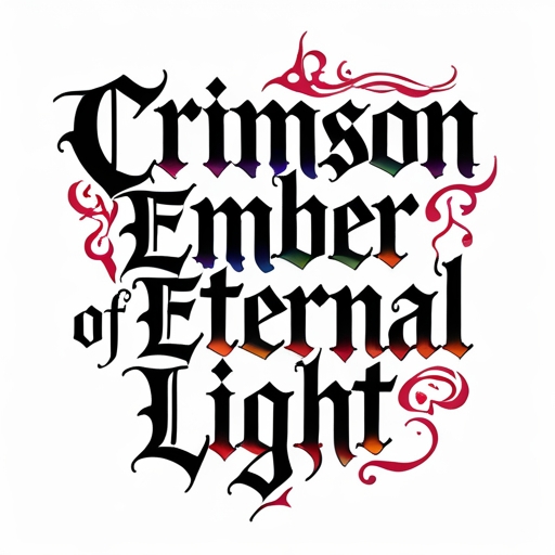 Crimson Ember of Eternal Light