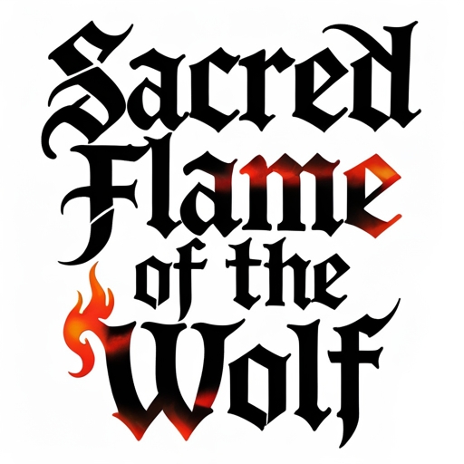 Sacred Flame of the Wolf Tattoo idea