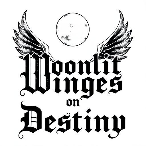 Moonlit Wings of Destiny Tattoo idea