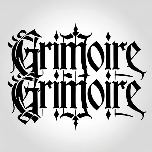 Grimoire Tattoo idea