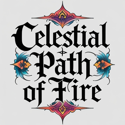Celestial Path of Fire Tattoo idea