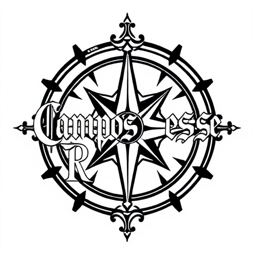 Compass Rose Tattoo idea