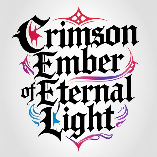 Crimson Ember of Eternal Light Tattoo idea