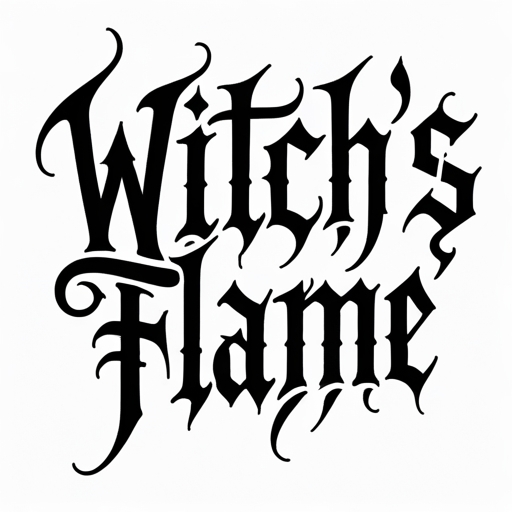 Witch’s Flame Tattoo idea