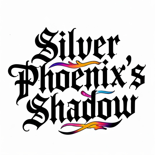 Silver Phoenix’s Shadow Tattoo idea